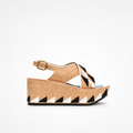PONZA GEO BLOCK HEEL SANDAL