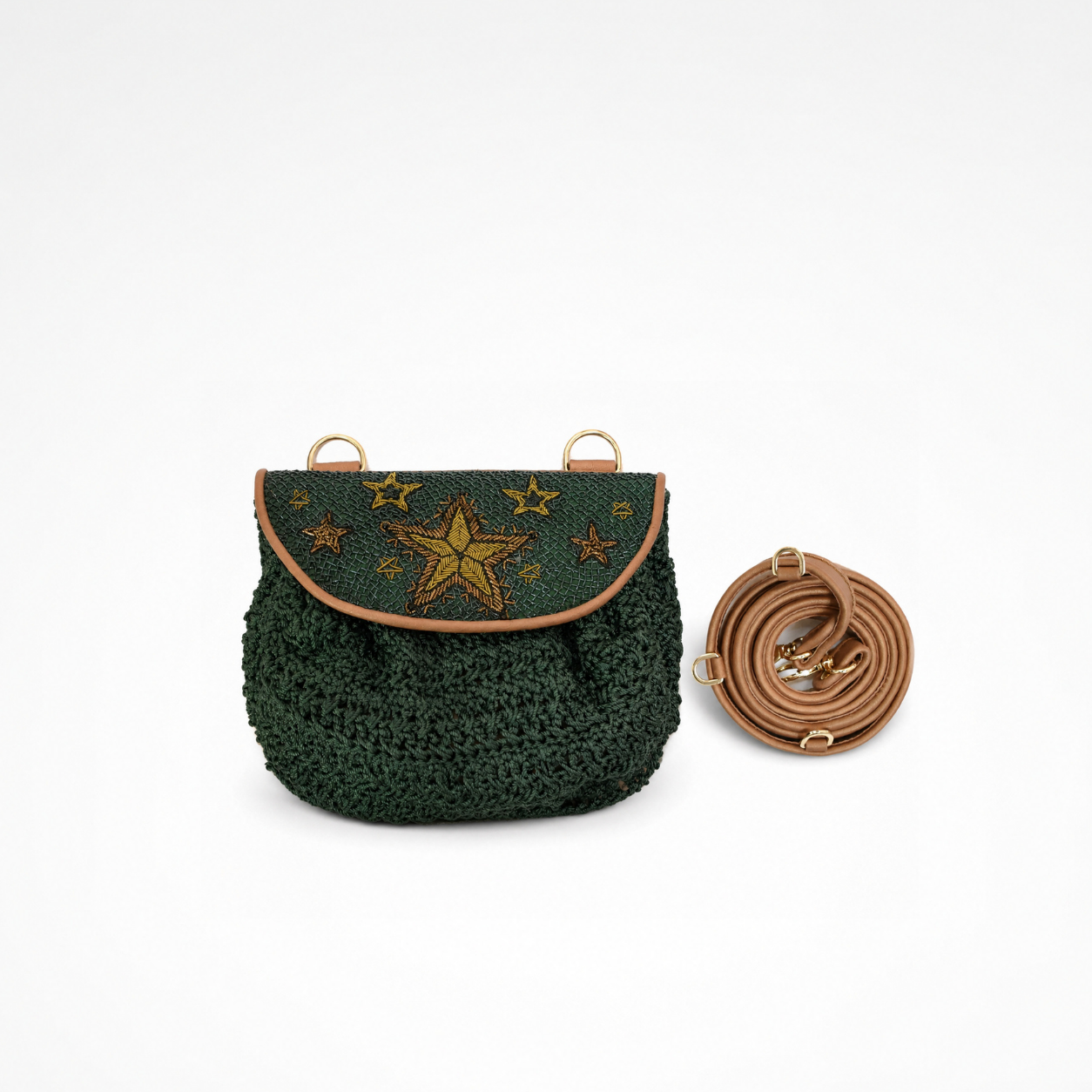STARRY NIGHT ACCORDION HANDBAG