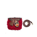 MINI ACCORDION HANDBAG - SHEARLING