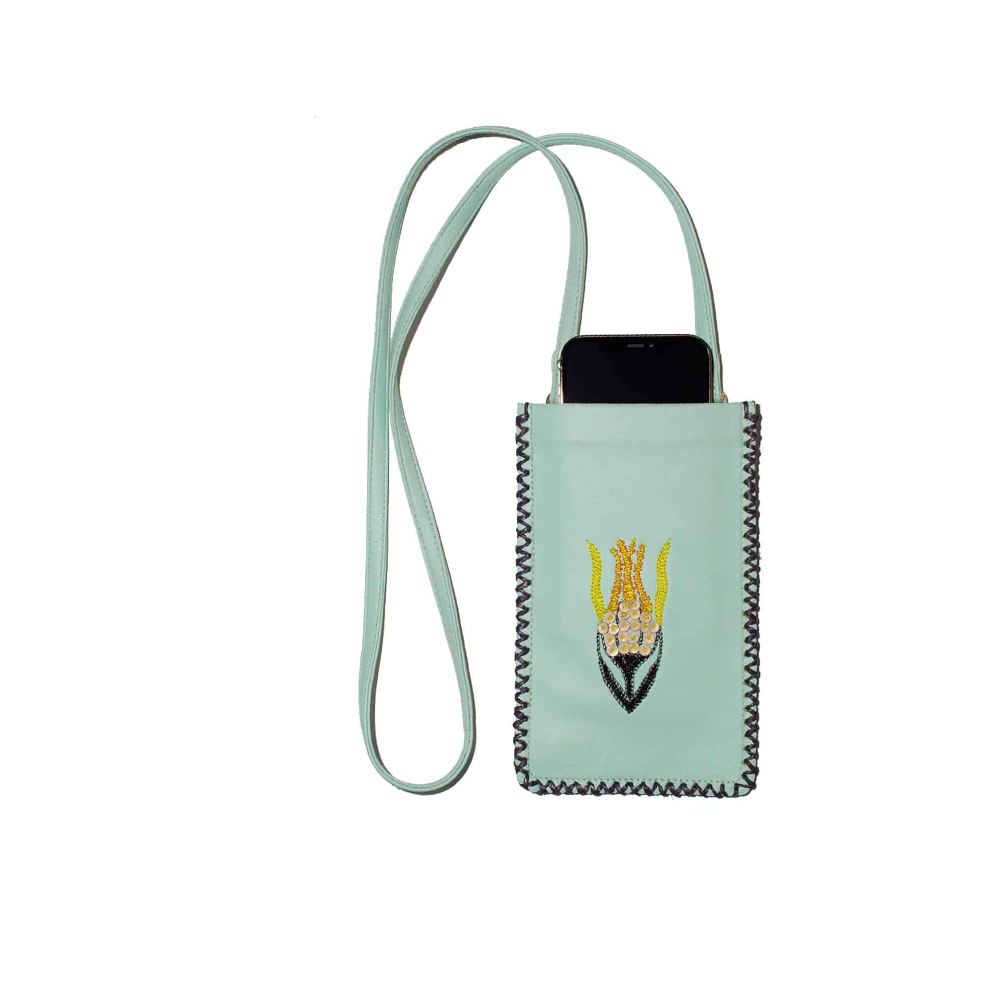 Leather phone case / Meher Kakalia