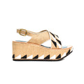 PONZA GEO BLOCK HEELED SANDAL
