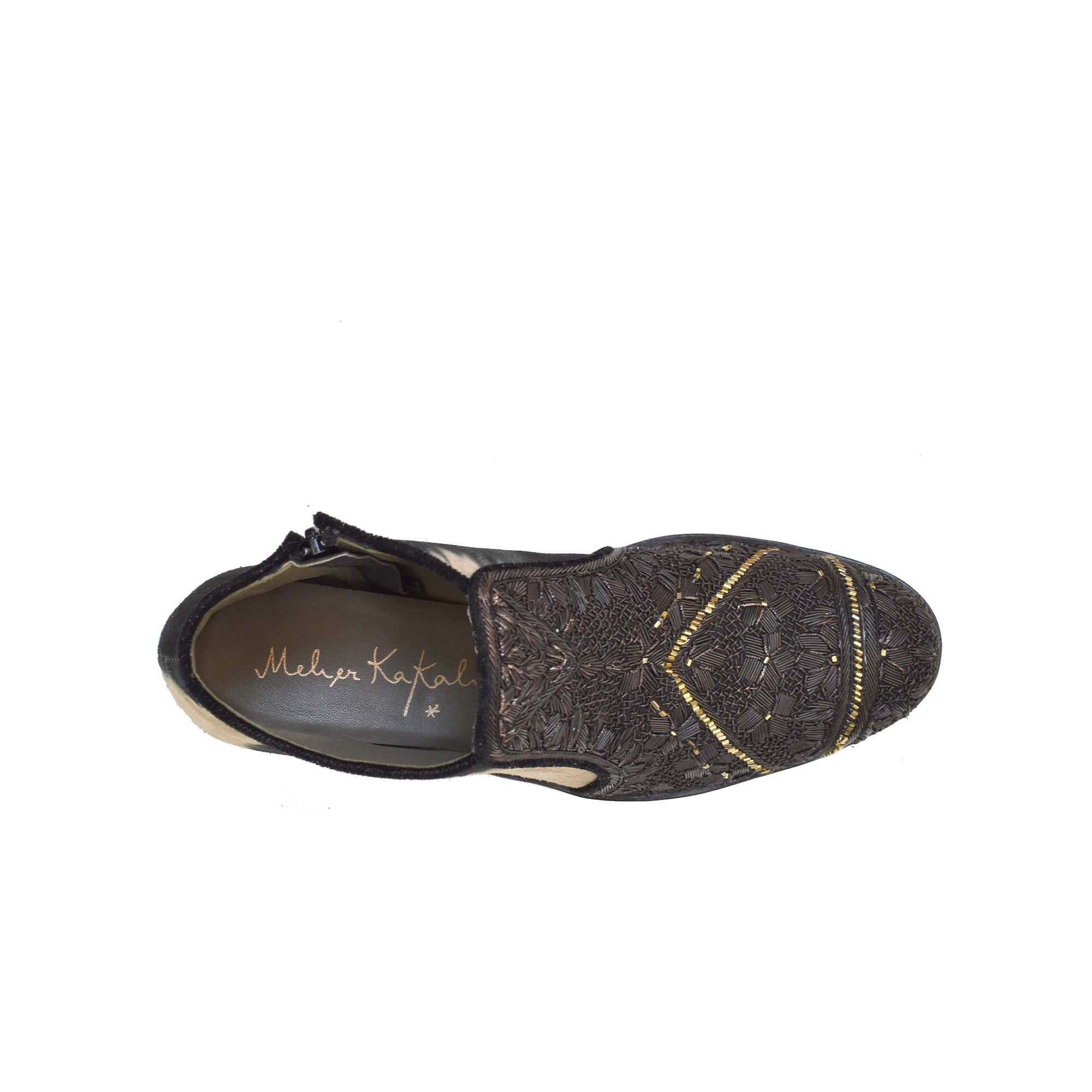 Meher Kakalia - QUEEN BOOT - lovato silver/nocturnal